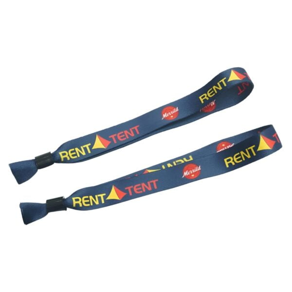 Custom Printed Fabric Wristband for Festivals