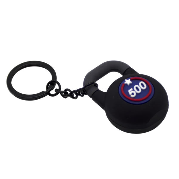 Custom PVC Kettlebell Keychain