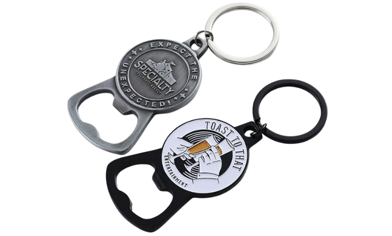 Customise Metal Bottle Opener Keyring UK Cheap